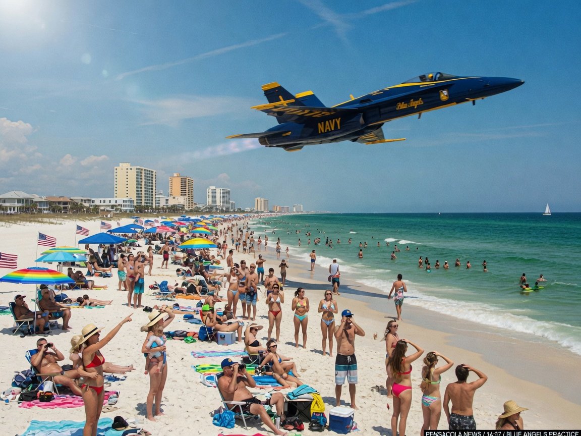 Hegseth Stands Firm on Military Flyovers After Blue Angels Jet Rattles Pensacola Beach