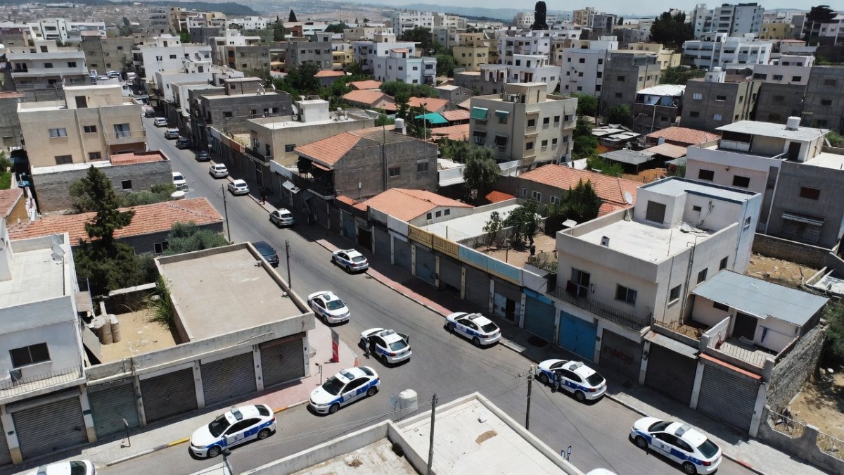 i24NEWS English report cover image documenting Israel Arab crime wave