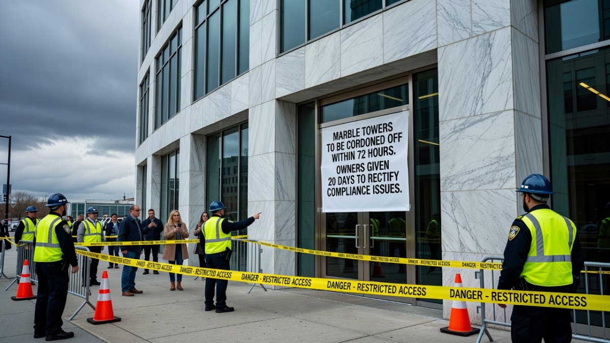 Marble Towers to be cordoned off within 72 hours, owners given 20 days to rectify compliance issues