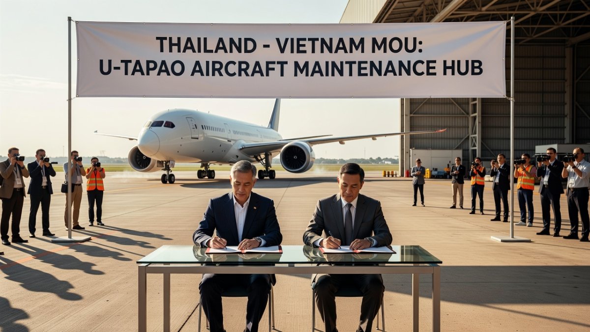 Thailand, Vietnam sign MOU for aircraft maintenance hub at U-Tapao