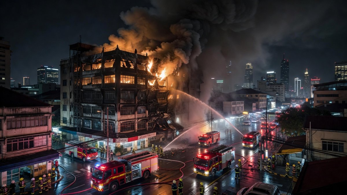 Bangkok Pub Fire Kills 27 as Blocked Exits Trap Patrons