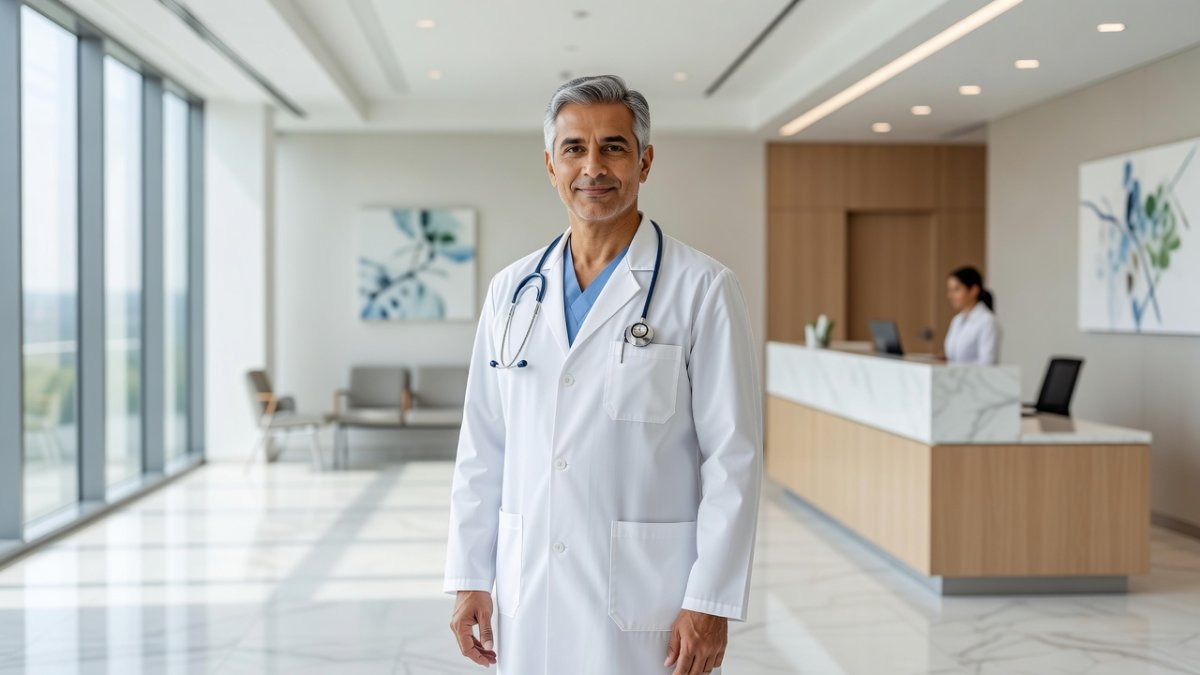 Dr Devi Shetty discussing nurse leadership at Narayana Health