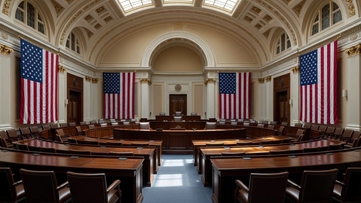 United States Senate chamber interior