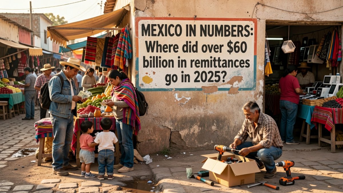 Mexico in Numbers: Where did over $60 billion in remittances go in 2025?