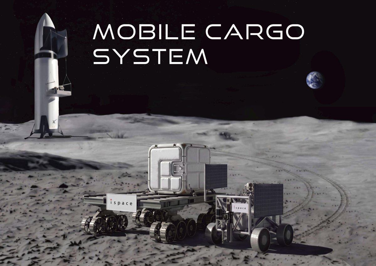 Ispace Books Starship Ride Share for Lunar Cargo Delivery