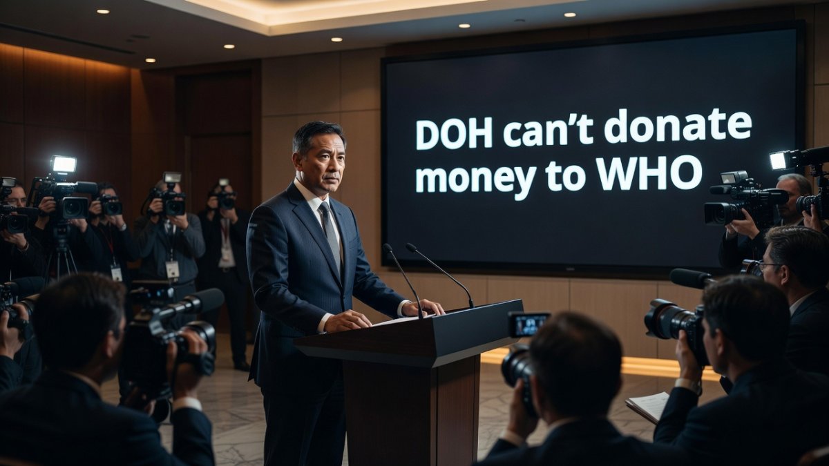 ‘DOH can’t donate money to WHO’