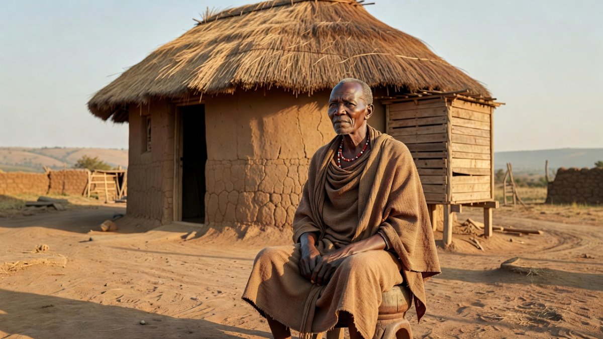 Portrait of a Kenyan elder representing the generational shift in naming customs