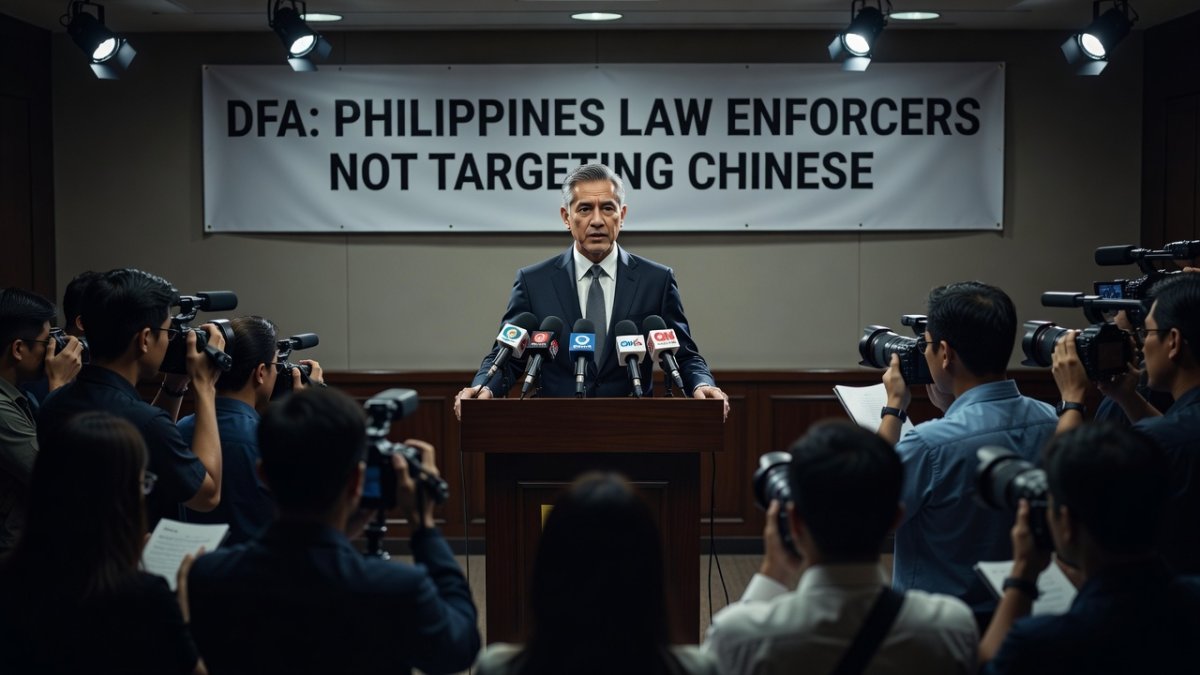 DFA: Philippines law enforcers not targeting Chinese