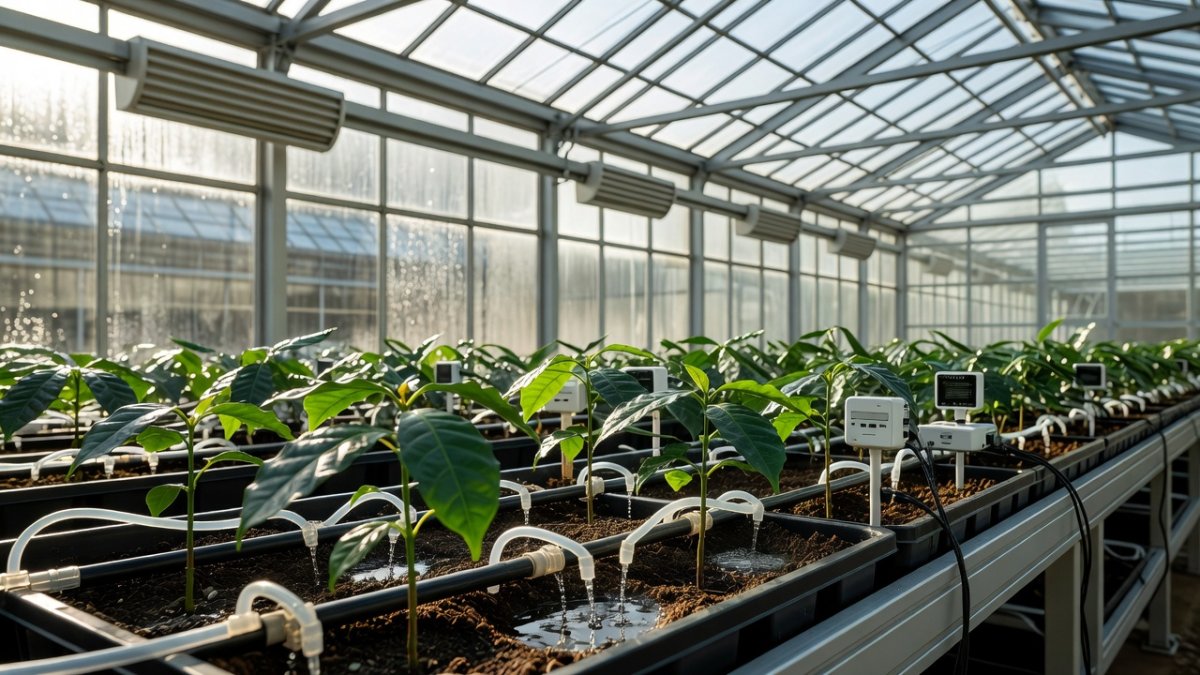 Biogas heat application for coffee seedlings in Hokkaido