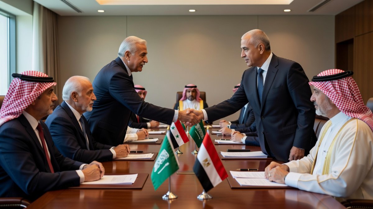 Ahmed al-Sharaa during 2025-2026 diplomatic visits