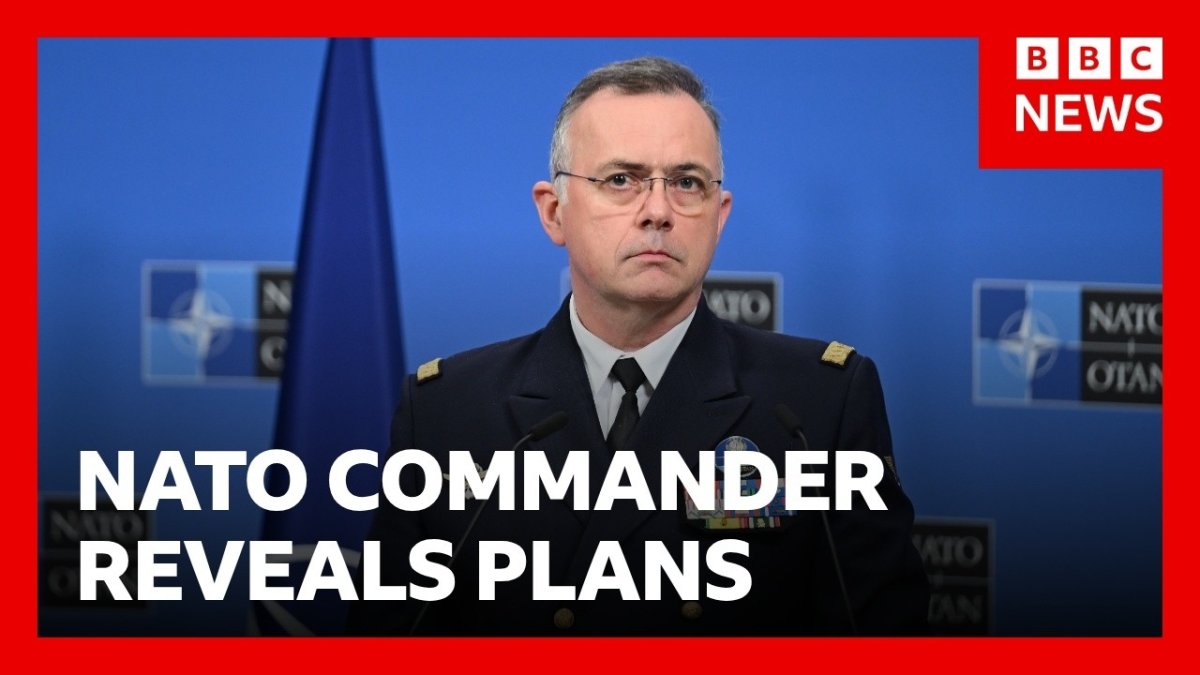 BBC News The Security Brief episode thumbnail showing NATO ammunition procurement discussion