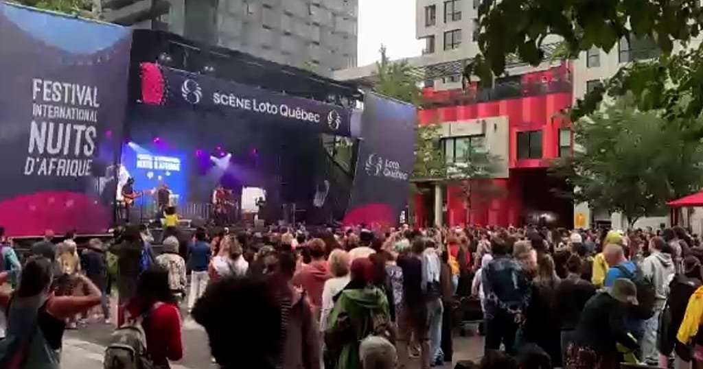 Performers and artists at the Festival International Nuits d'Afrique