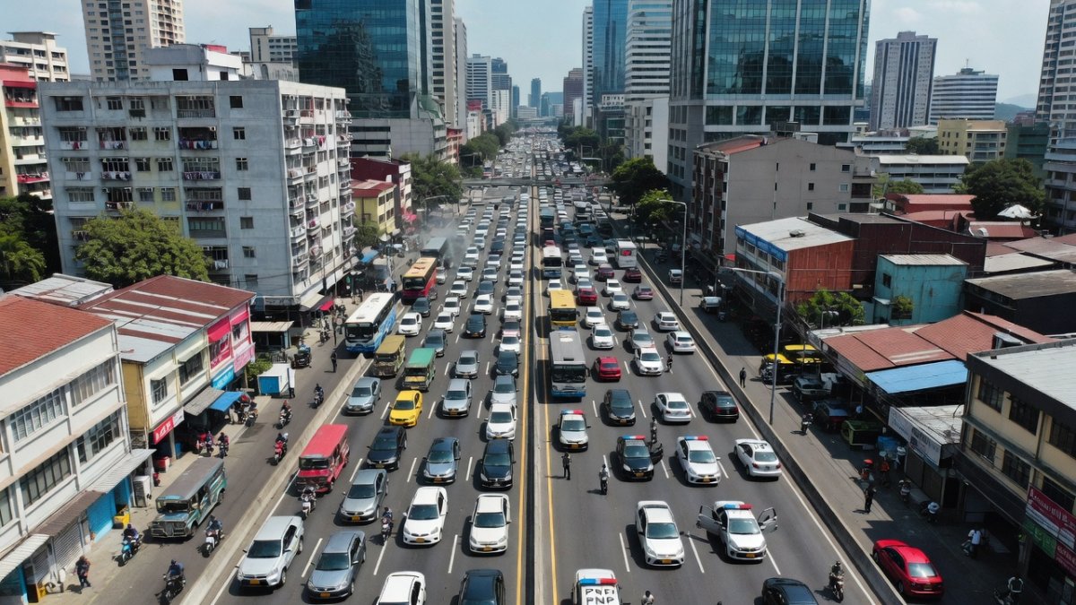 EDSA traffic during INC rally