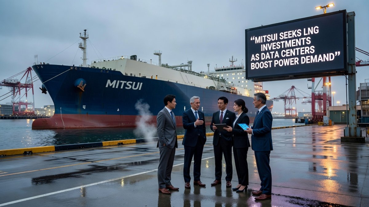Mitsui seeks LNG investments as data centers boost power demand