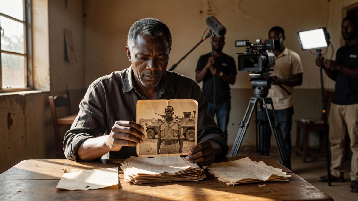 Grammy-winning director explores his Nigerian grandfather's role in the Biafran war