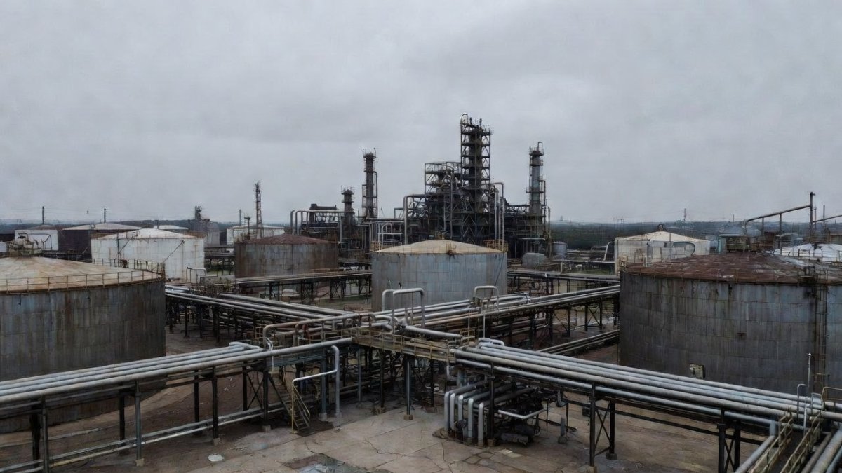 Oil refinery complex, Russia