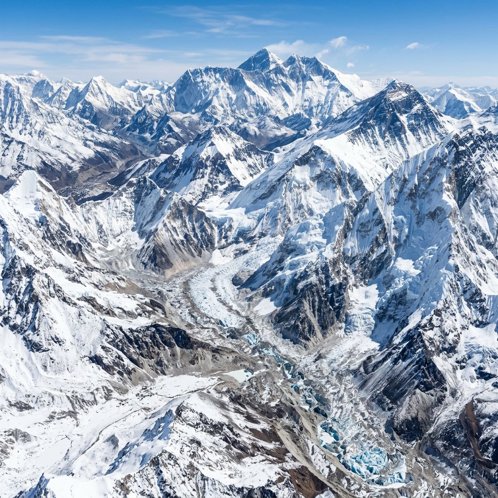 Himalayan glaciers, the third pole, feeding rivers across South Asia