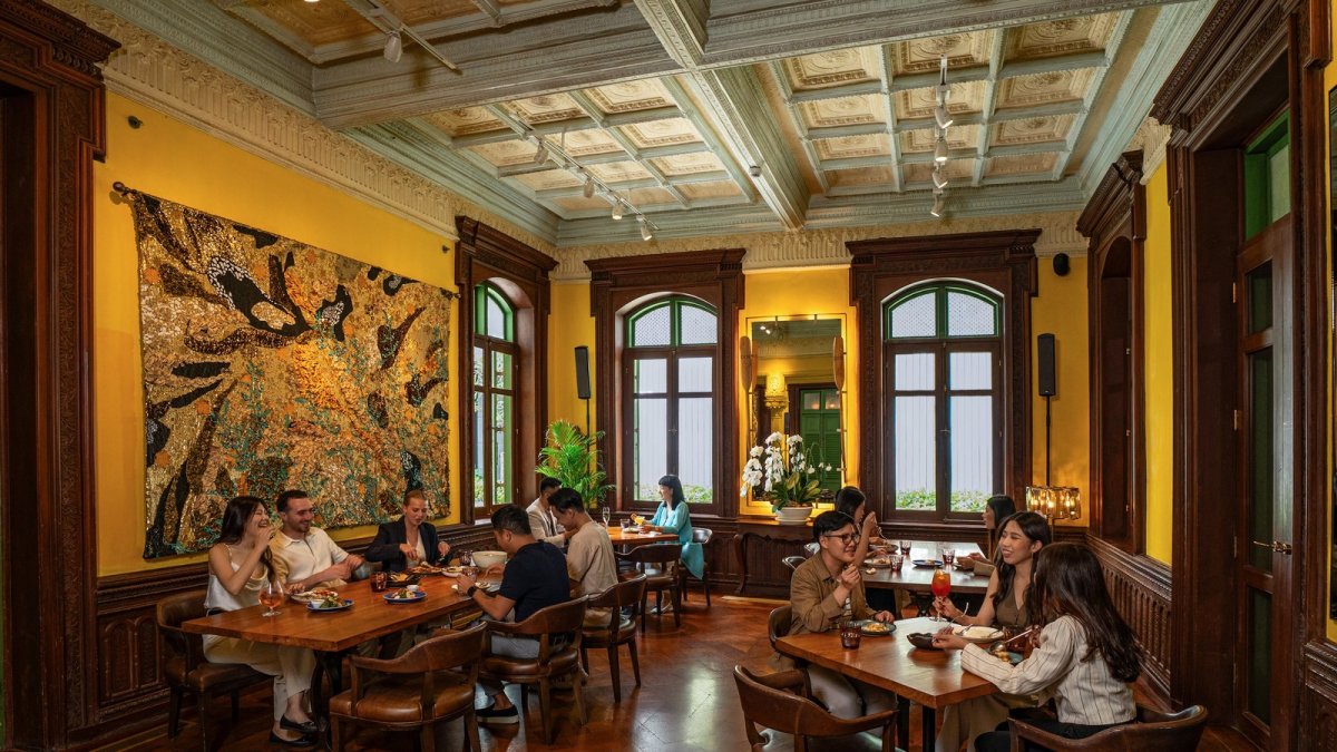 Dining room at Paii inside The House on Sathorn
