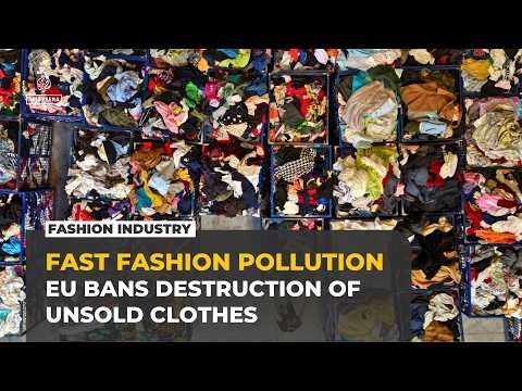 EU fast fashion ban protest