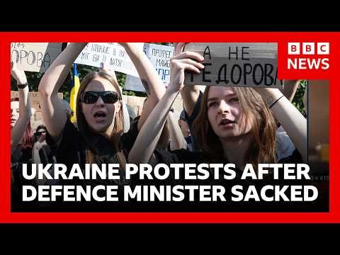 Mykhailo Fedorov, Ukraine ousted Defence Minister, BBC News thumbnail