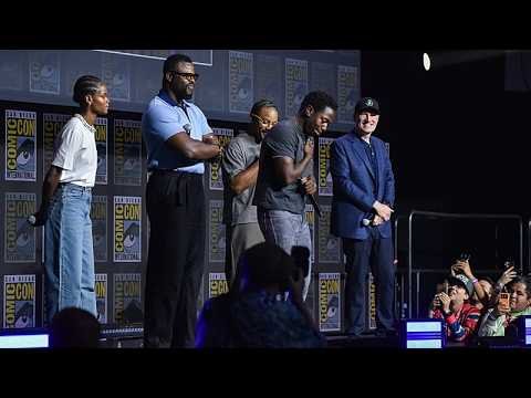 Marvel Studios Black Panther 3 announcement at Comic-Con 2026 featuring David Jonsson