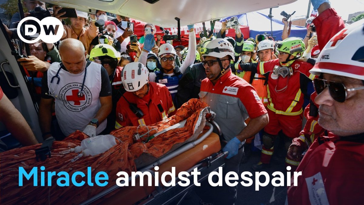 Venezuela Earthquake Miracle: Mexican Topos Azteca Rescue Security Guard After 8 Days Under Rubble