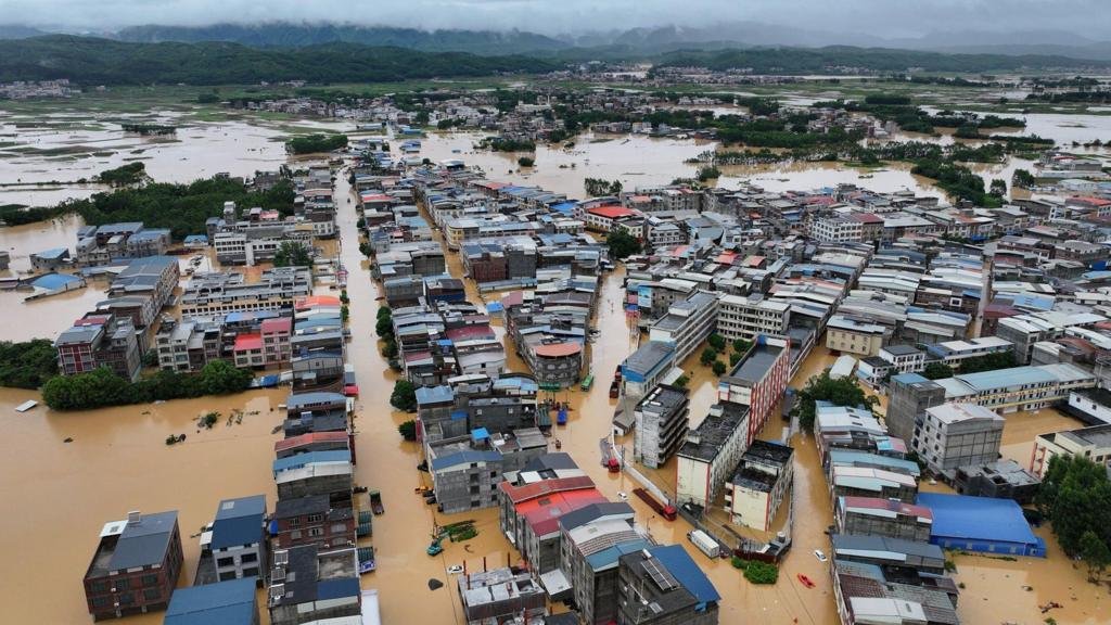 Typhoon Maysak Triggers Severe Flooding Across Guangxi and Hubei