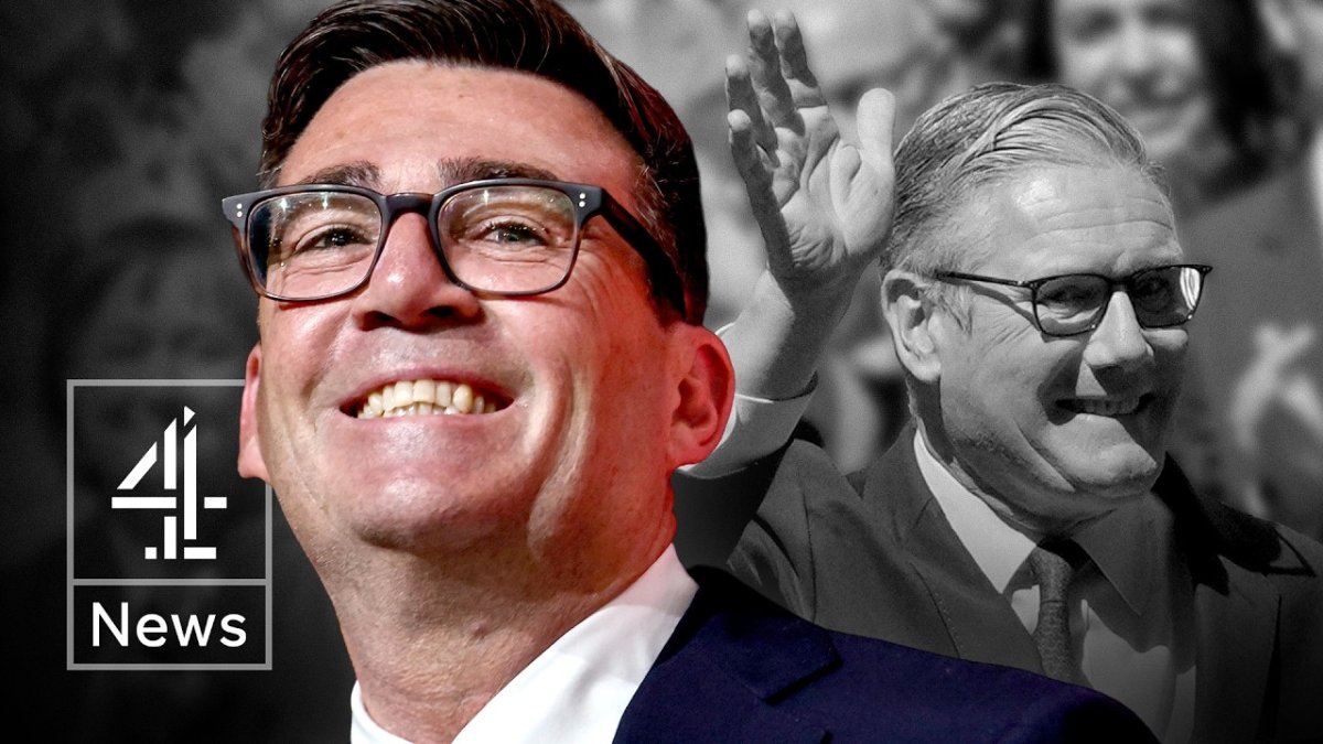 Andy Burnham becomes UK Prime Minister after Keir Starmer resignation - Channel 4 News coverage