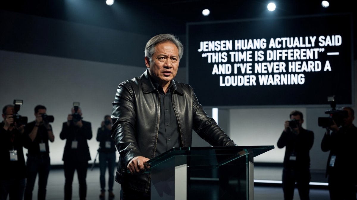 Jensen Huang Actually Said 'This Time Is Different' — and I've Never Heard a Louder Warning