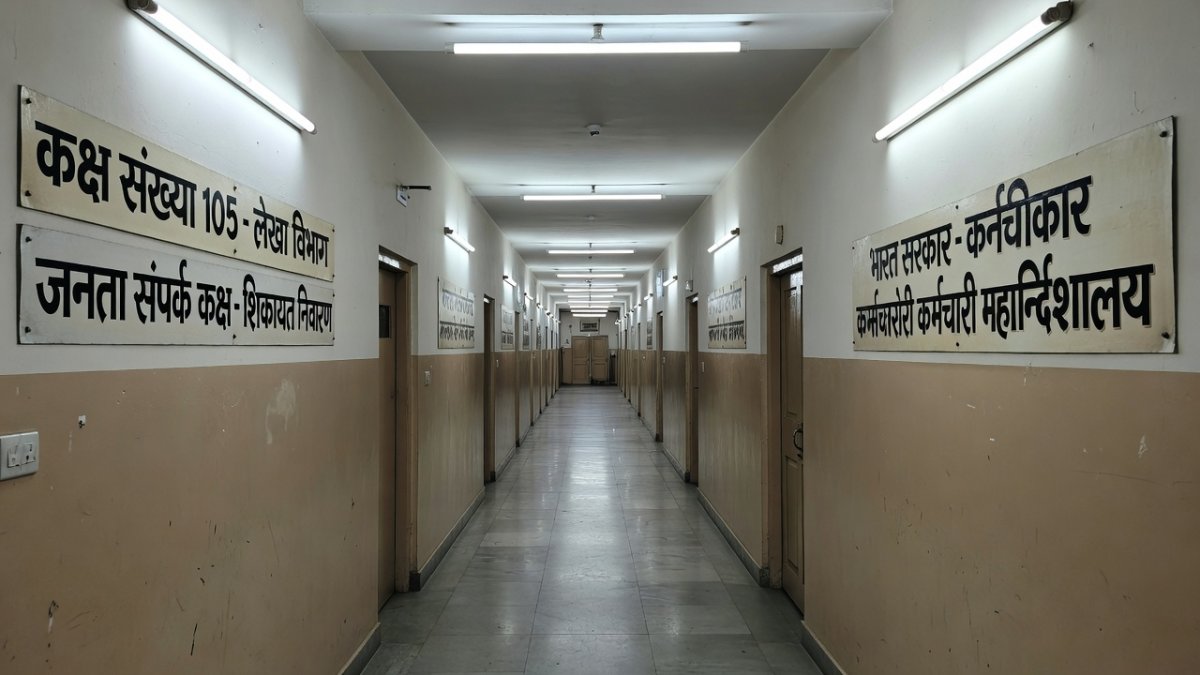 Indian government institution interior