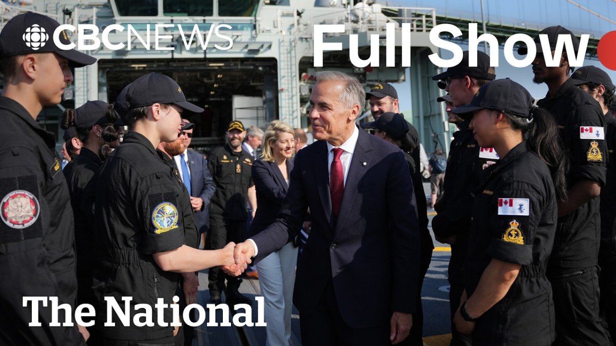 Prime Minister Mark Carney at HMC Dockyard in Halifax
