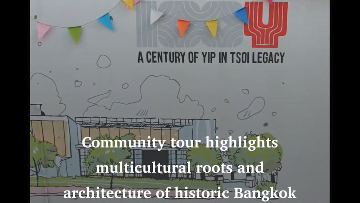 Historic architecture along Charoen Krung Road showing Bangkok's multicultural heritage