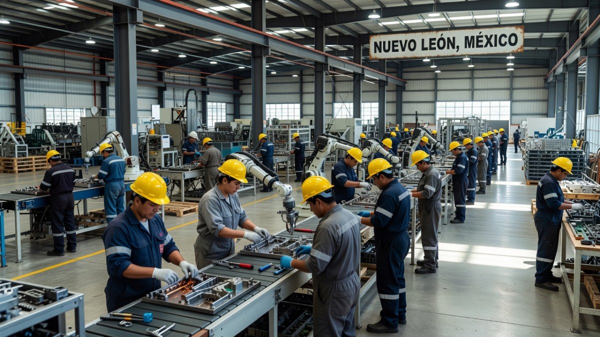 Mexican manufacturing facility illustrating USMCA trade impacts on workers and communities