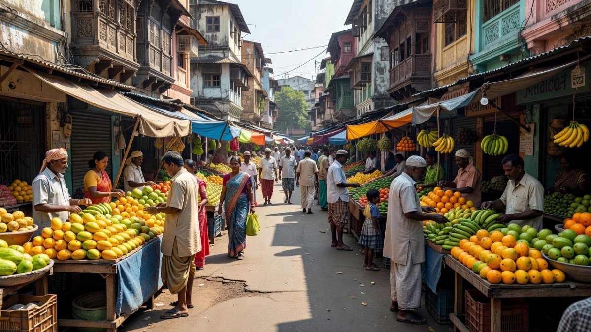 Residential area in Pydhonie, South Mumbai near where the Dokadia family deaths occurred