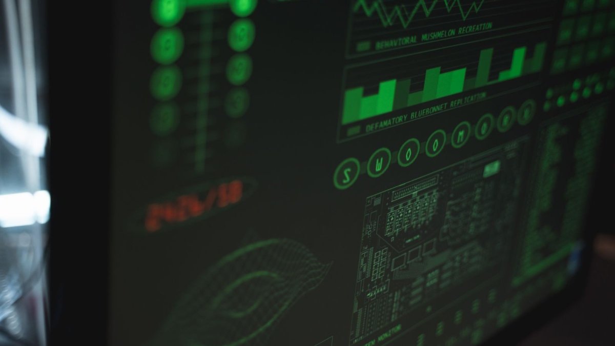 Close-up of a computer system running AI image generation software