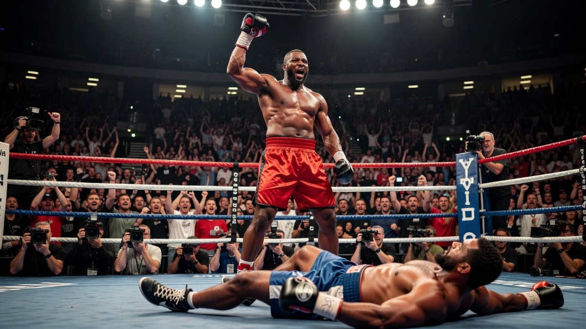 Joshua Overcomes Two Knockdowns To Knock Out Prenga In Round Two