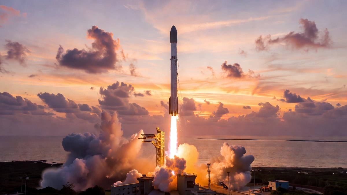 India's First Private Orbital Rocket Vikram-1 Launches on Mission Aagaman