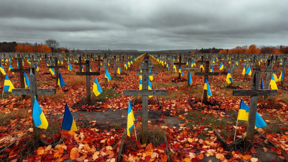 Ukraine's War Dead: Four-Year Search Ends at Numbered Cross in Kyiv Cemetery