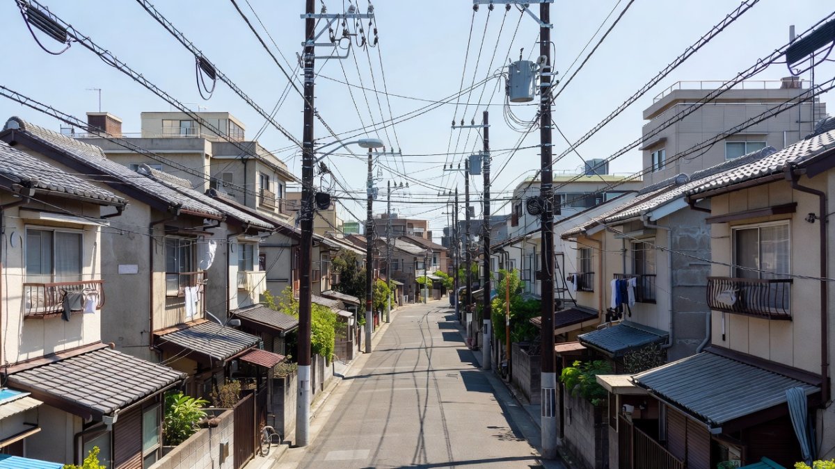 Japan Utility Pole Removal Delayed by MLIT Plan Costs
