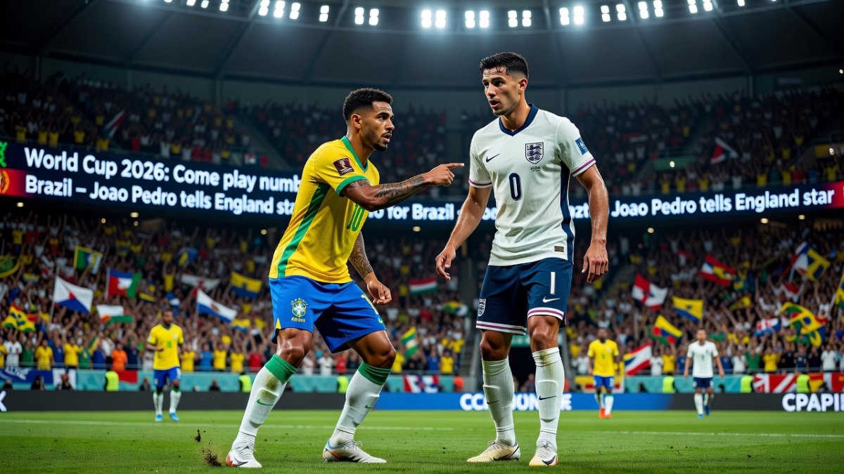 World Cup 2026: Come play number 10 for Brazil – Joao Pedro tells England star