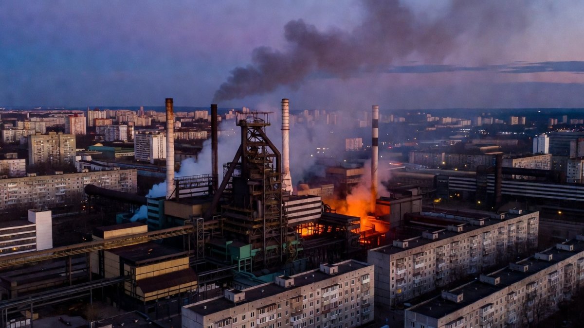 Kryvyi Rih, the industrial hometown of Ukrainian President Volodymyr Zelenskyy, came under Russian missile and drone fire