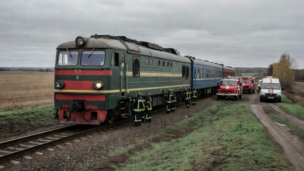 Russian Drone Strike Kills Train Crew in Odesa: 340 Evacuated