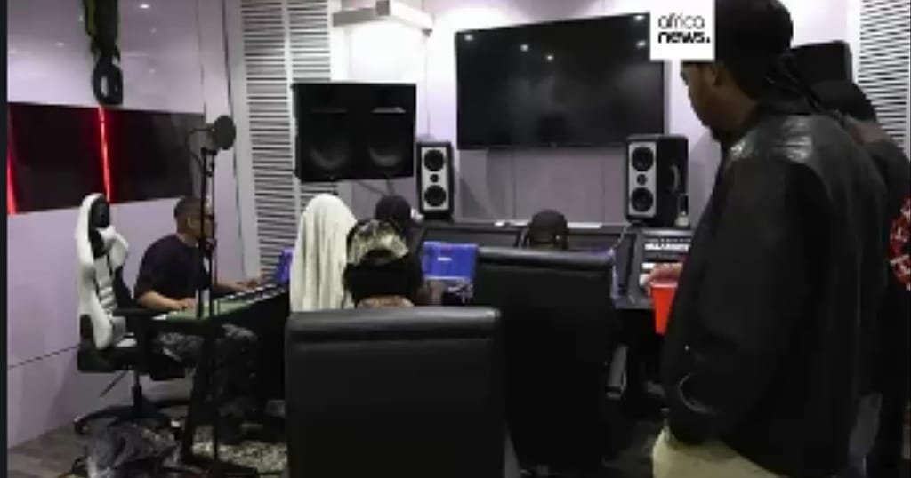 French and Nigerian artists collaborate at an Afrobeats songwriting camp in Lagos