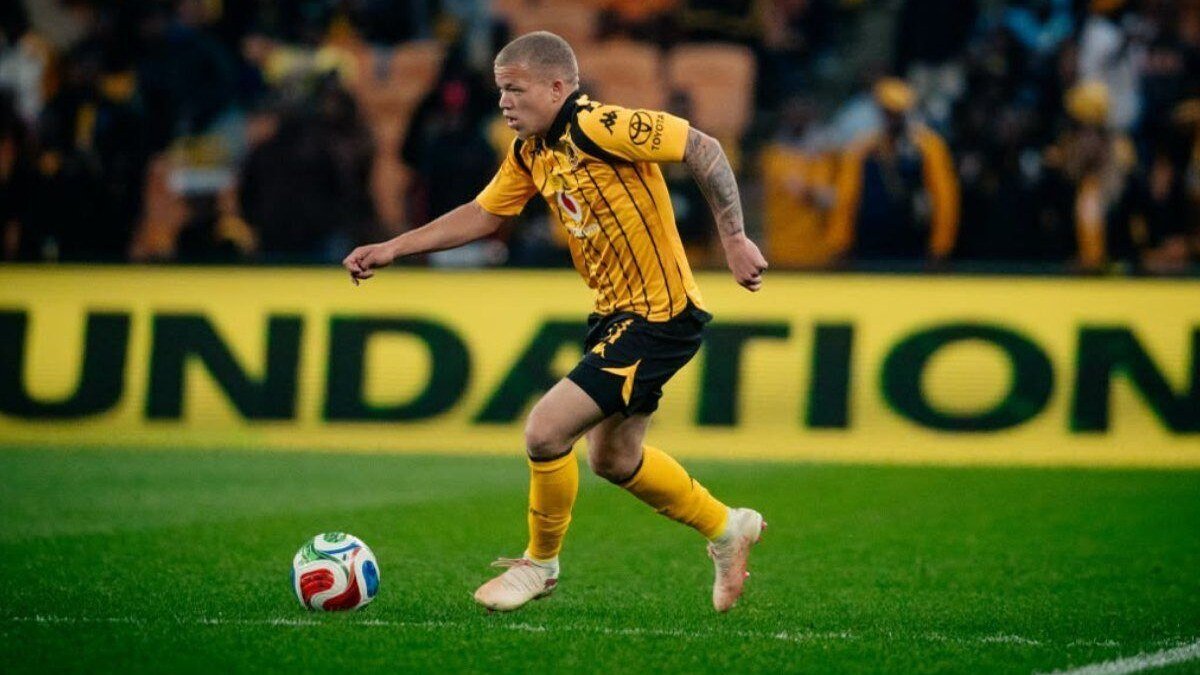 Luke Baartman in action for Kaizer Chiefs against Sekhukhune United at FNB Stadium