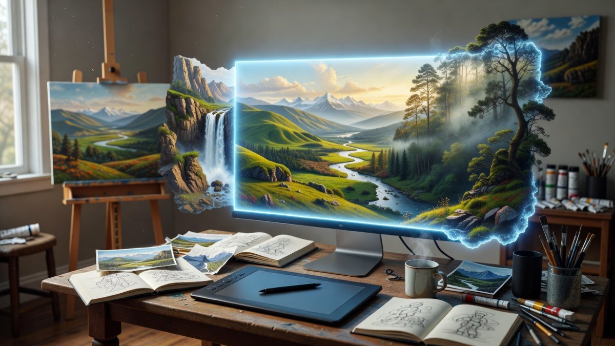 Midjourney outpainting expands AI art beyond the frame