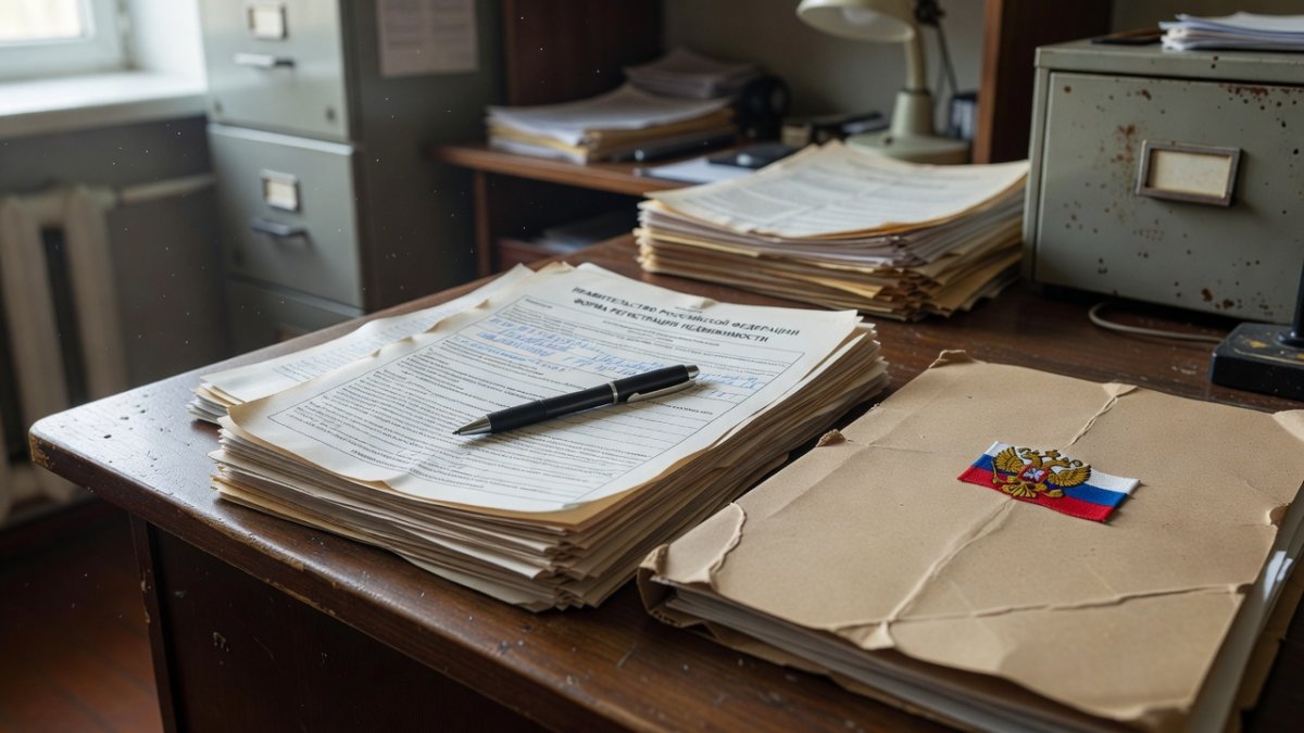 Official property documents and ownerless registers used by Russian-installed authorities in occupied Ukraine