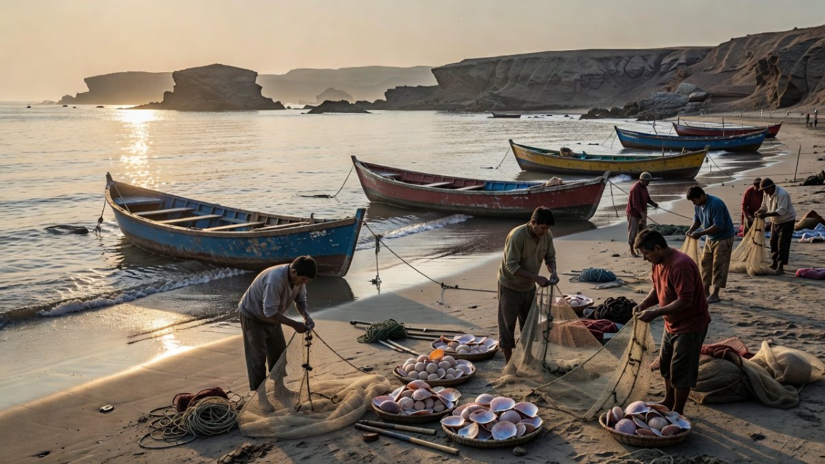 Artisanal fishers in Paracas Bay who depend on the protected reserve's marine life