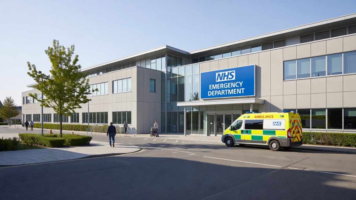 A dedicated mental health emergency department at an NHS hospital in England