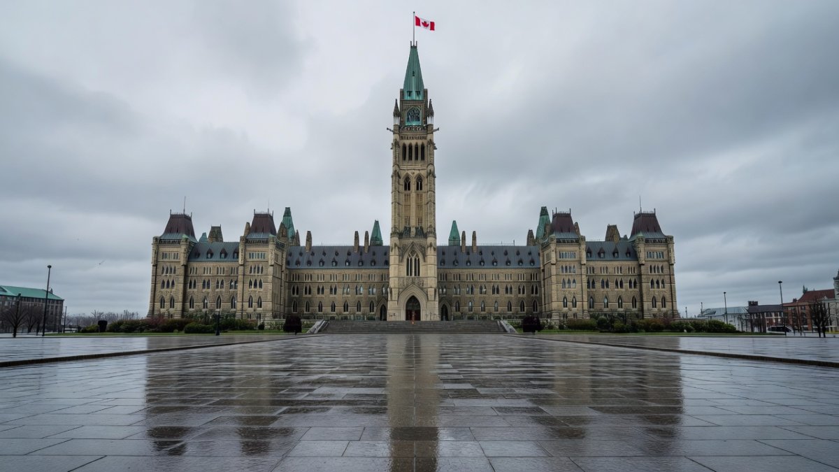 Parliament Hill in Ottawa, where Carney announced the collapse of trade talks