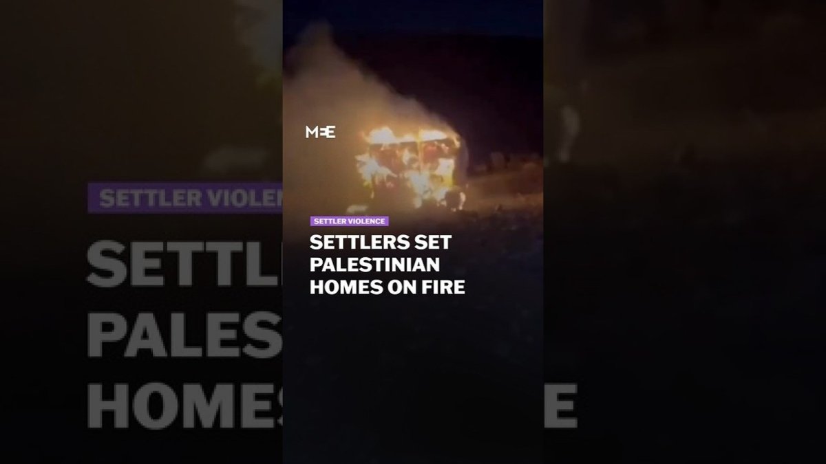 Middle East Eye video report on the settler attack on Khirbet al-Tuba